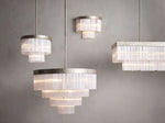 Cameron Selenite Crystal Pendant Light