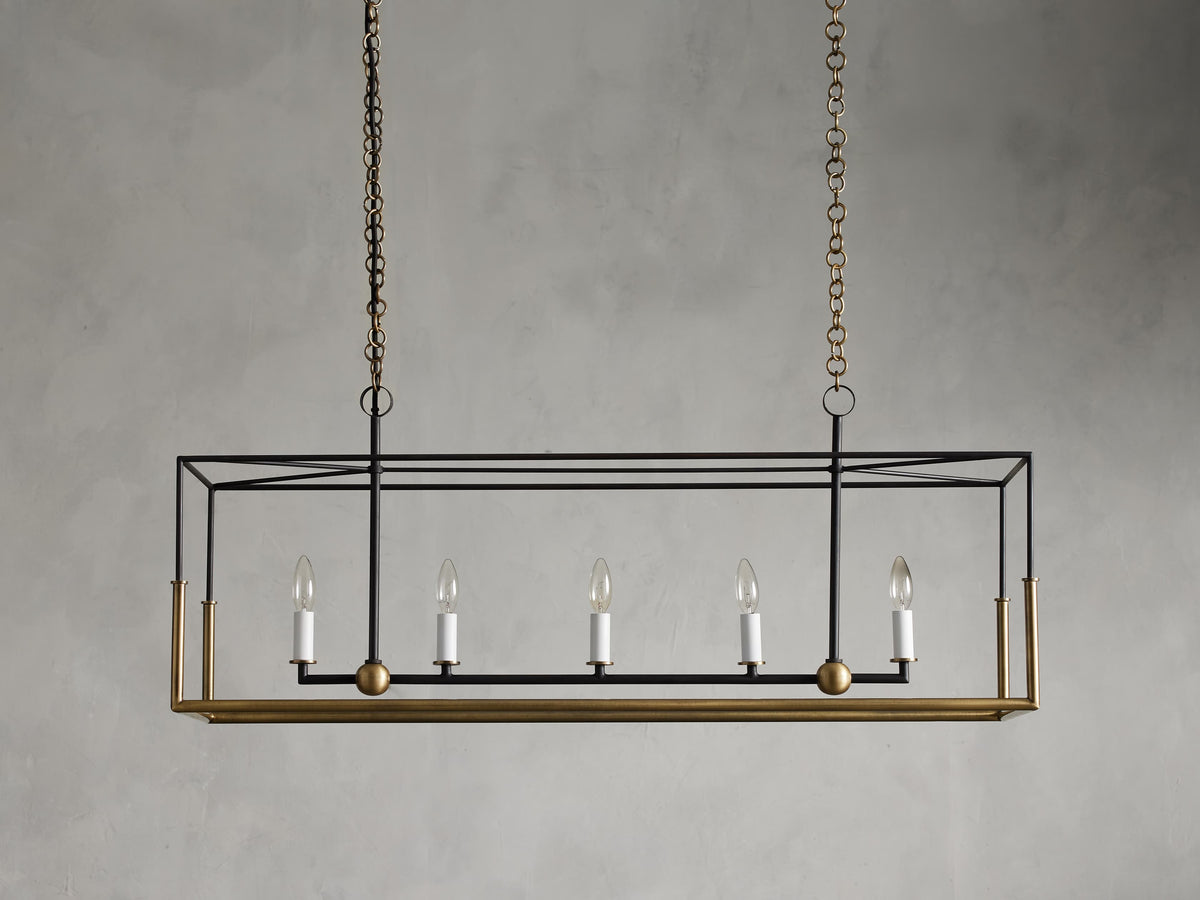 Holt Minimal Frame Linear Chandelier
