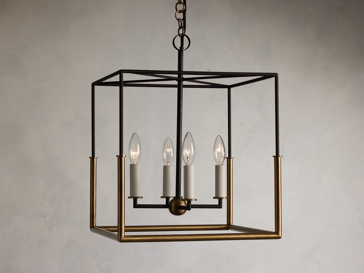 Holt Minimal Frame Square Pendant Light
