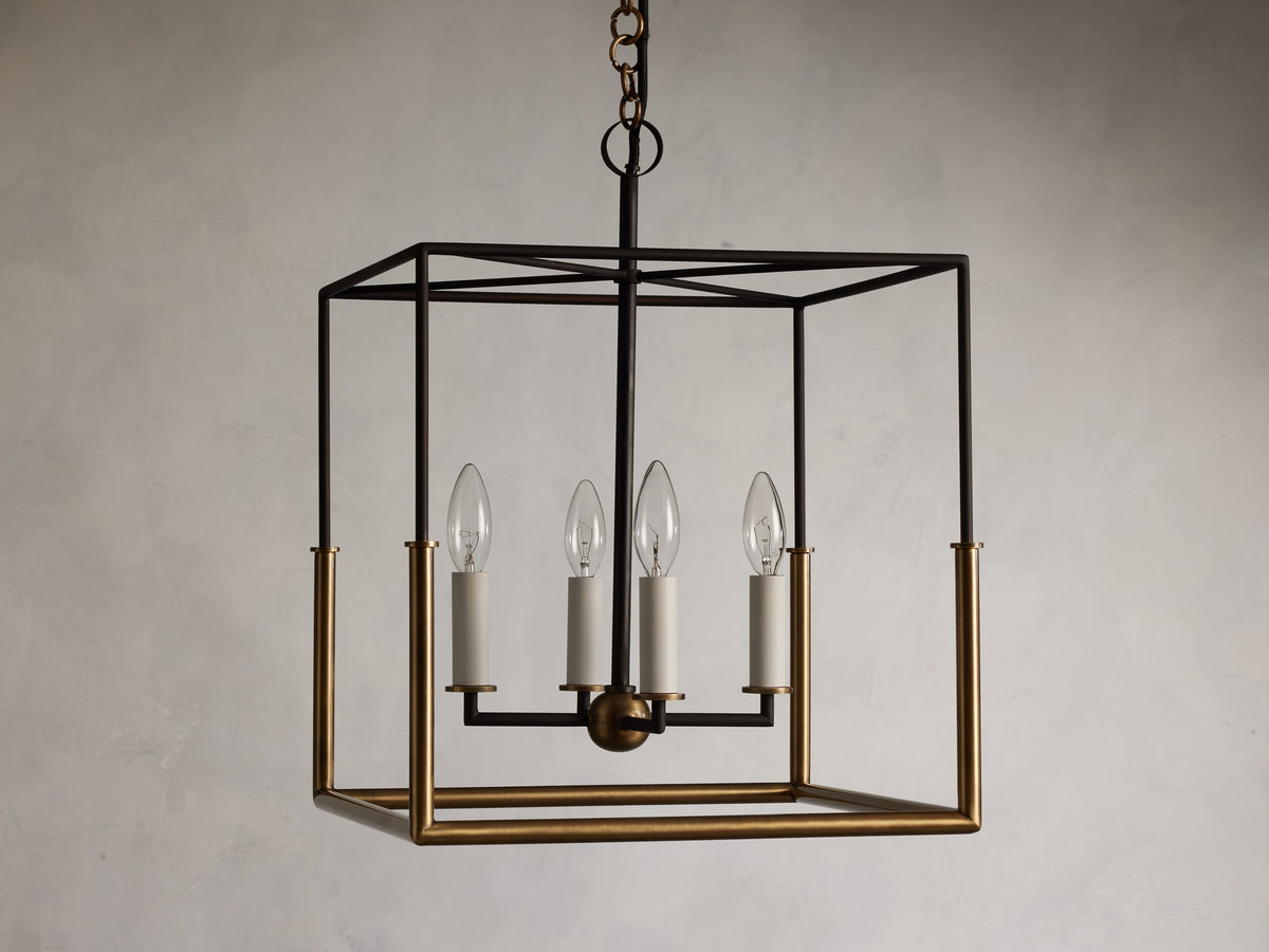 Holt Minimal Frame Square Pendant Light
