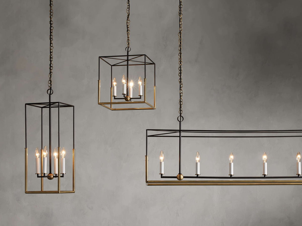 Holt Minimal Frame Square Pendant Light