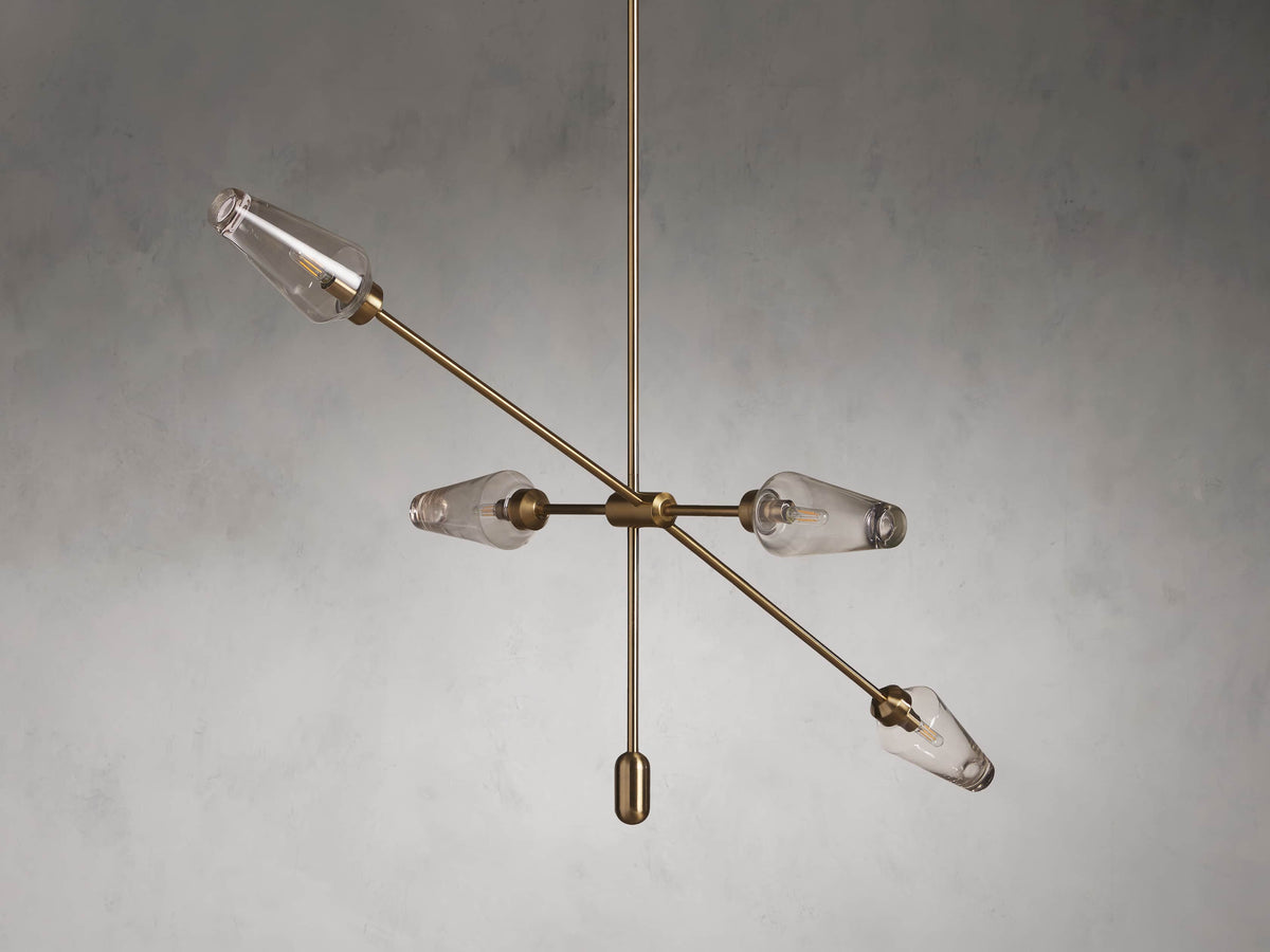 Arrow Minimal Focal Chandelier