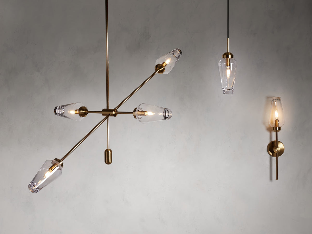 Arrow Minimal Focal Chandelier