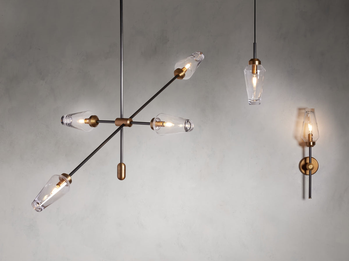 Arrow Minimal Focal Chandelier