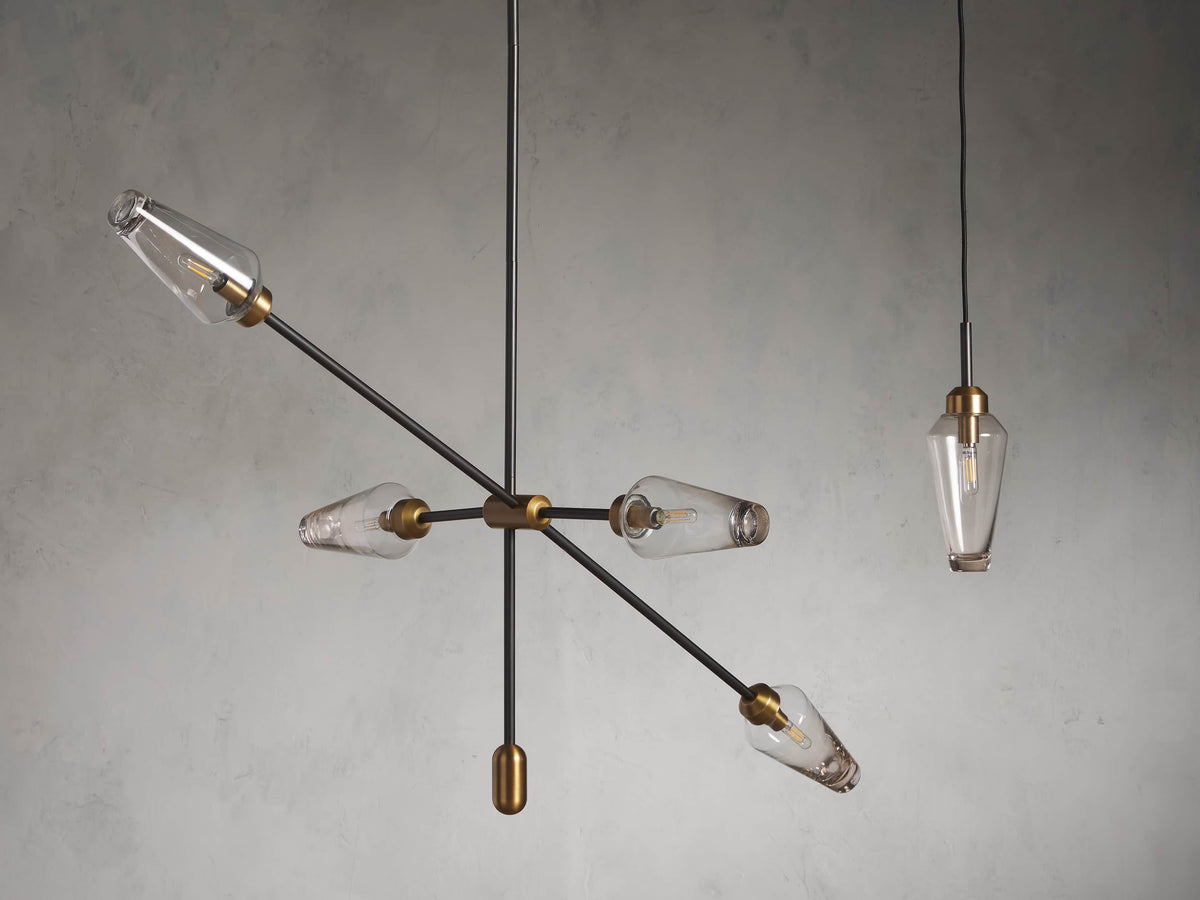 Arrow Minimal Focal Chandelier
