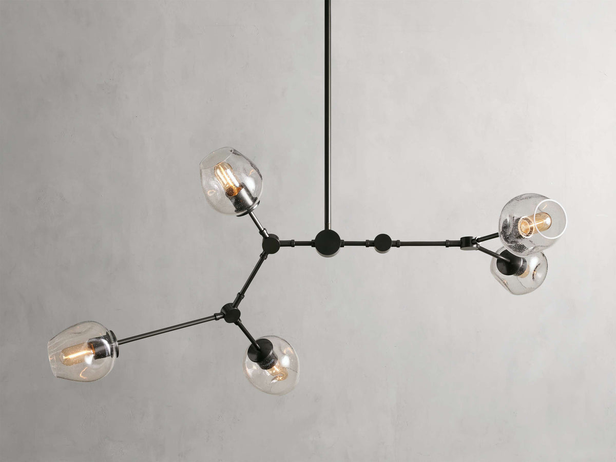 Noella Globe Glass Chandelier