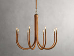 Ravda Woven Rattan Round Chandelier