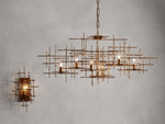 Fritz Handcrafted Vintage Linear Chandelier