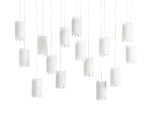Gianna Selenite Cascade Rectangular Chandelier