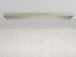 Gianna Selenite Cascade Rectangular Chandelier