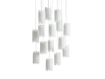Gianna Selenite Cascade Round Chandelier
