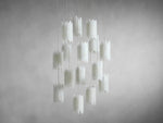Gianna Selenite Cascade Round Chandelier