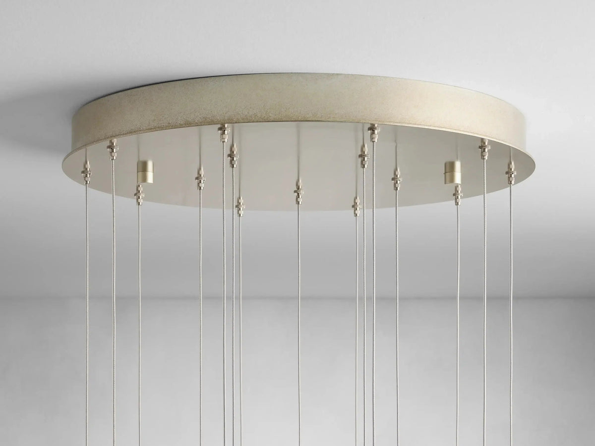 Gianna Selenite Cascade Round Chandelier