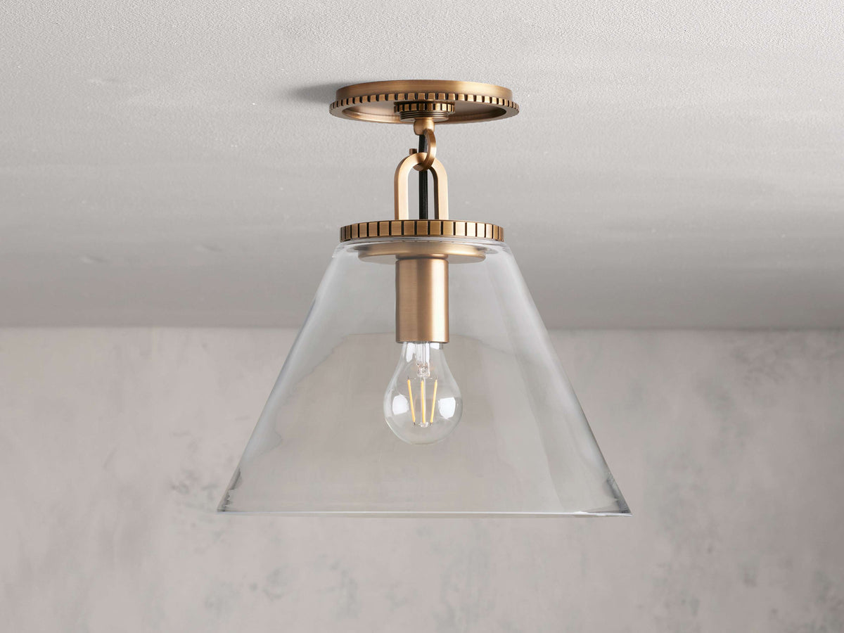 Wescott Modern Cone Flush Mount