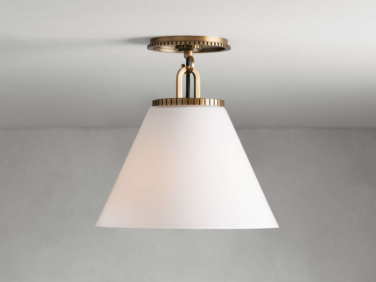 Wescott Modern Cone Flush Mount
