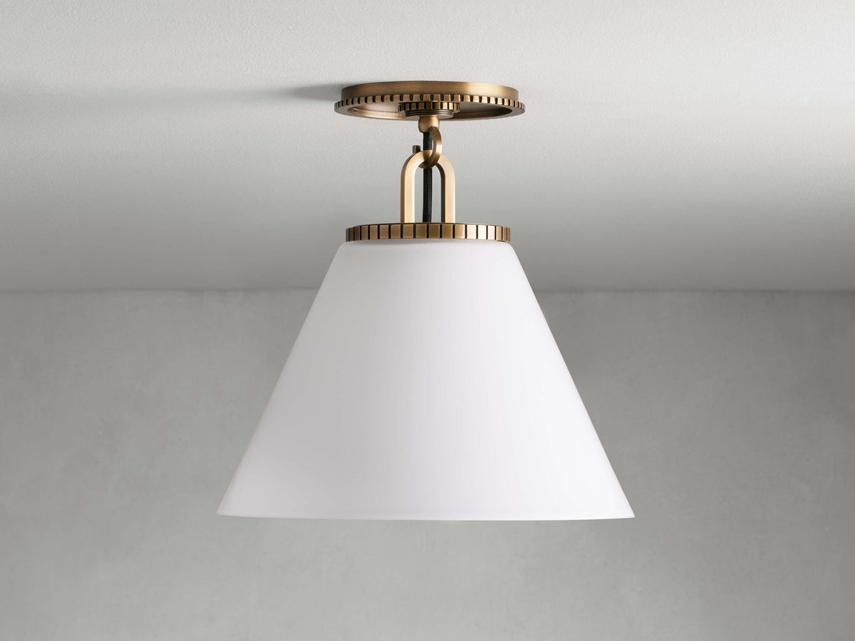 Wescott Modern Cone Flush Mount