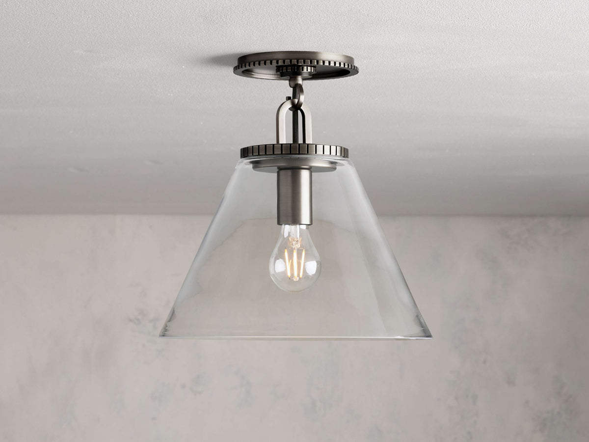 Wescott Modern Cone Flush Mount