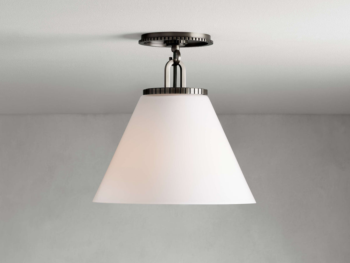 Wescott Modern Cone Flush Mount