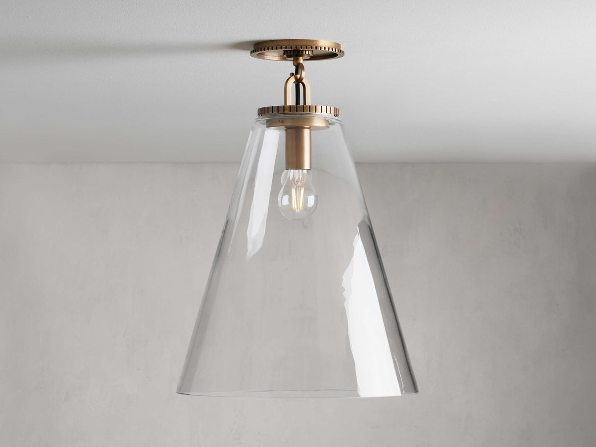 Wescott Modern Cone Flush Mount