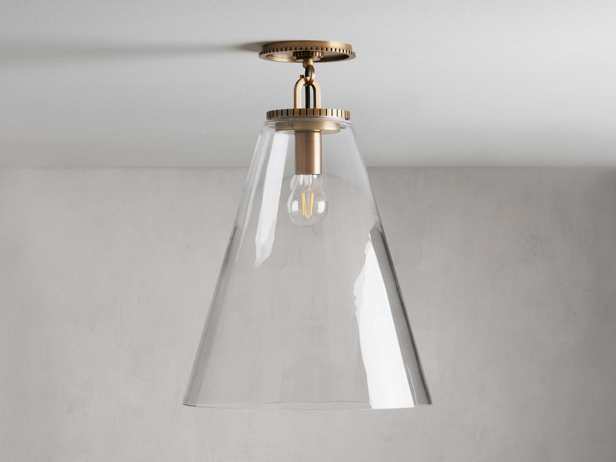 Wescott Modern Cone Flush Mount