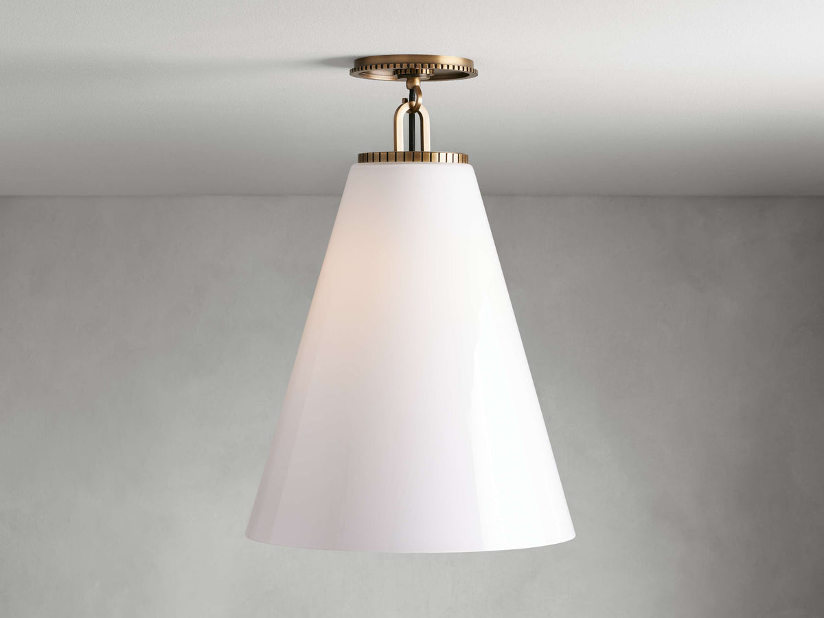 Wescott Modern Cone Flush Mount