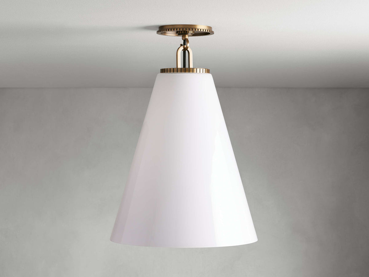 Wescott Modern Cone Flush Mount