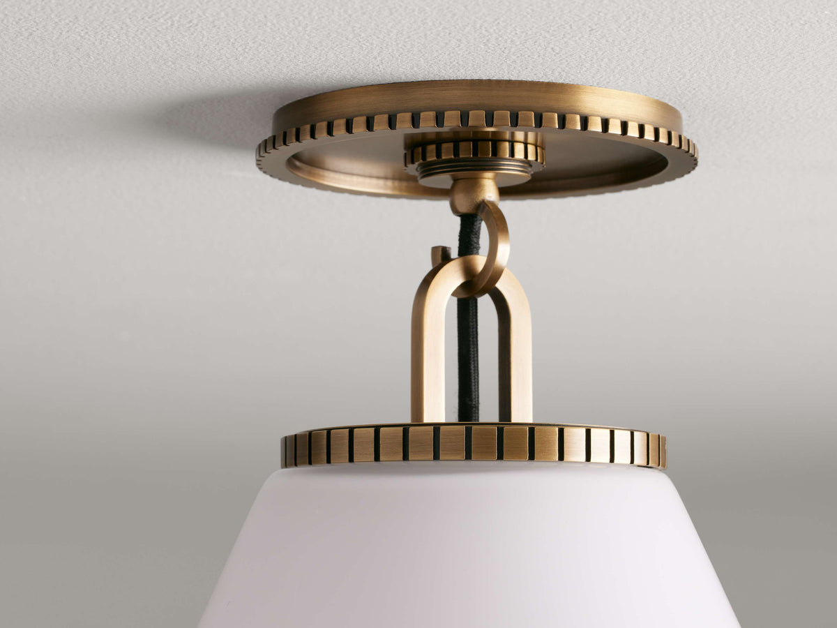 Wescott Modern Cone Flush Mount