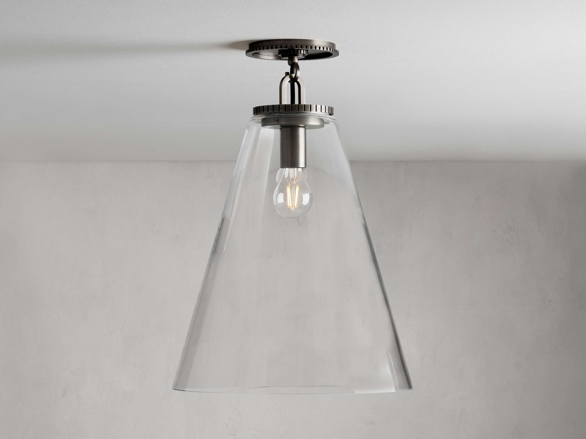 Wescott Modern Cone Flush Mount