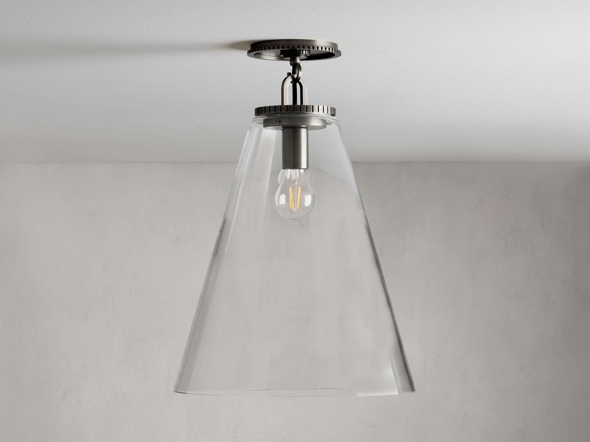 Wescott Modern Cone Flush Mount
