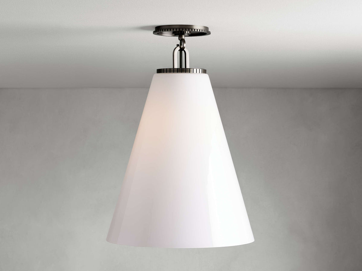 Wescott Modern Cone Flush Mount