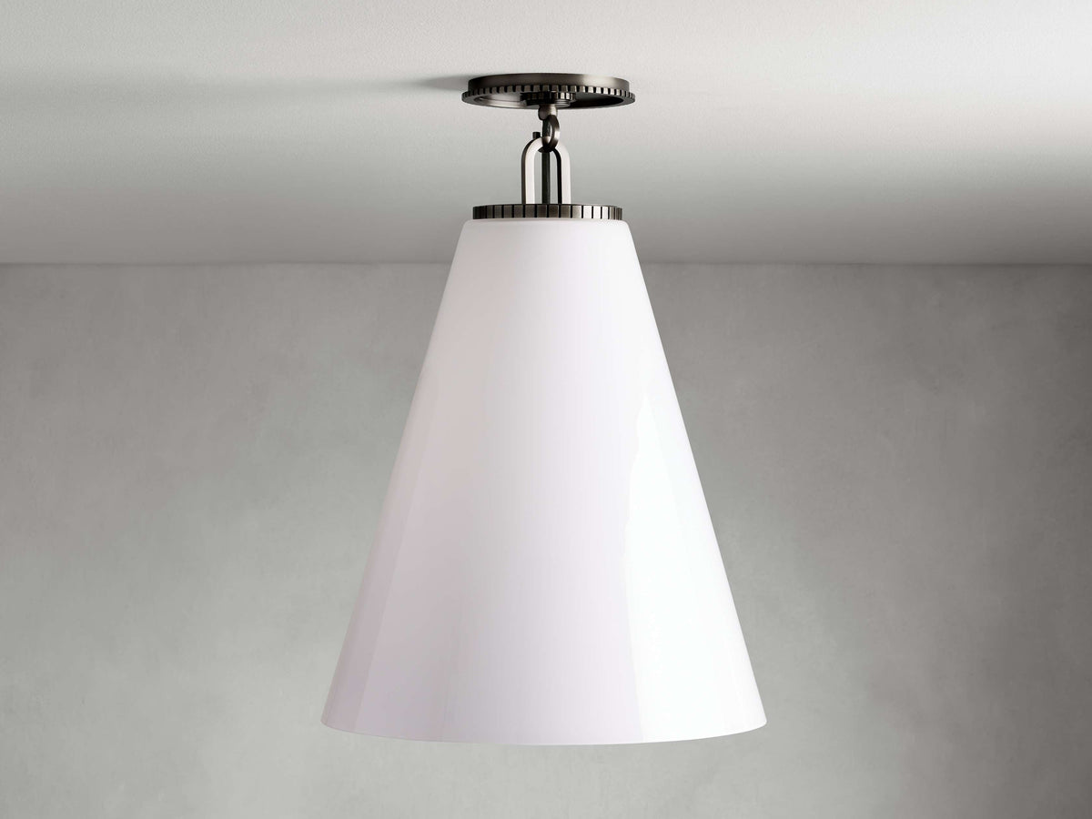 Wescott Modern Cone Flush Mount