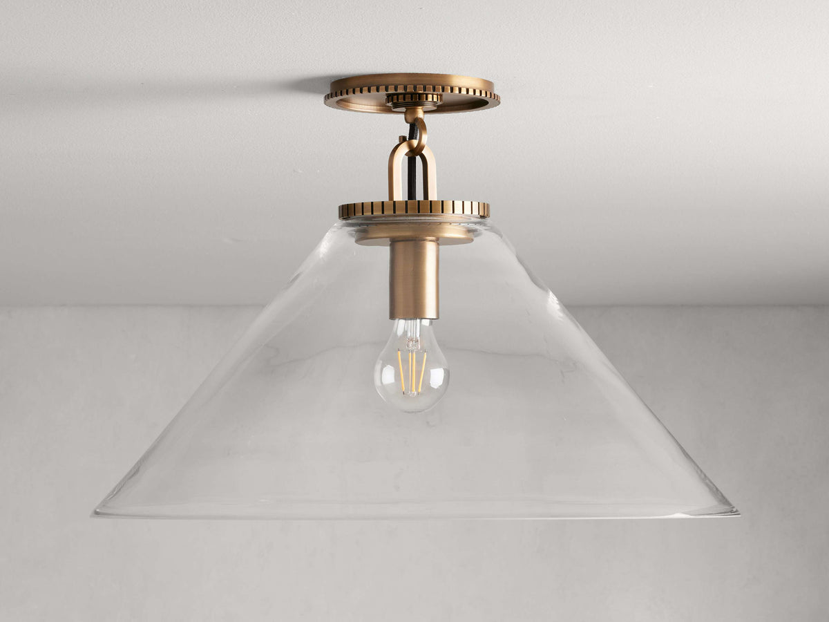 Wescott Modern Cone Flush Mount