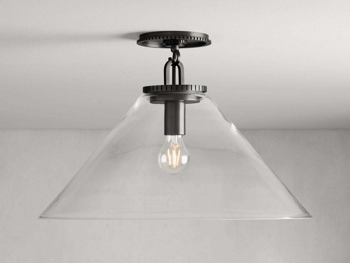 Wescott Modern Cone Flush Mount