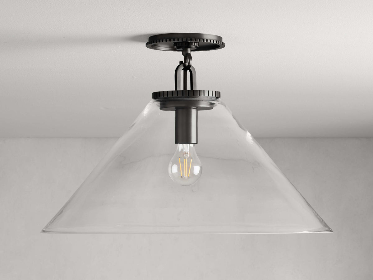 Wescott Modern Cone Flush Mount