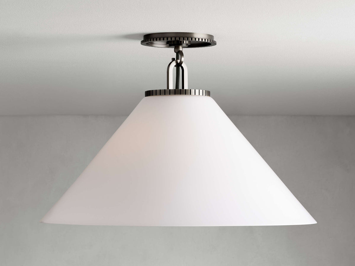 Wescott Modern Cone Flush Mount