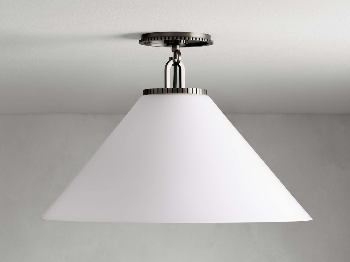 Wescott Modern Cone Flush Mount
