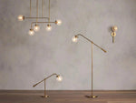 Sayre Ribbed Glass Linear Chandelier