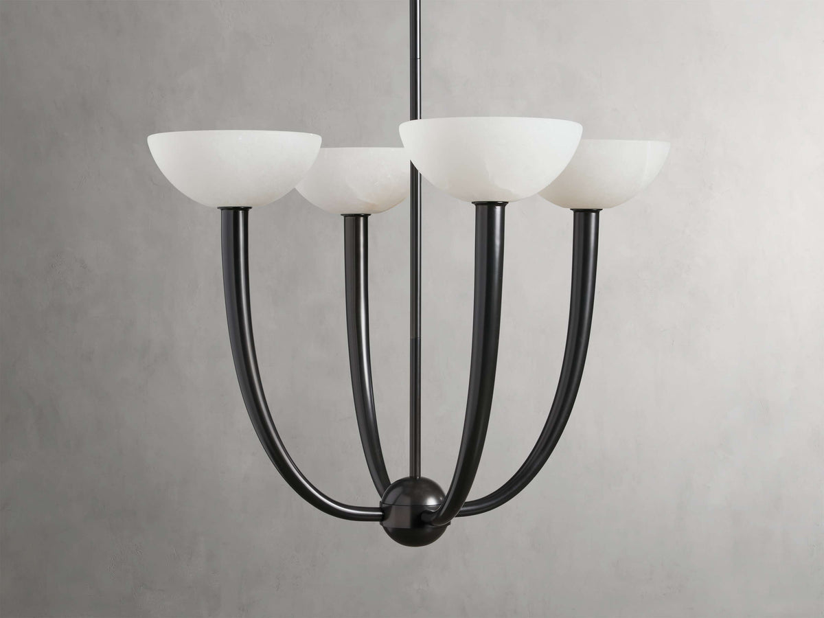 Saguaro Alabaster Patina Chandelier