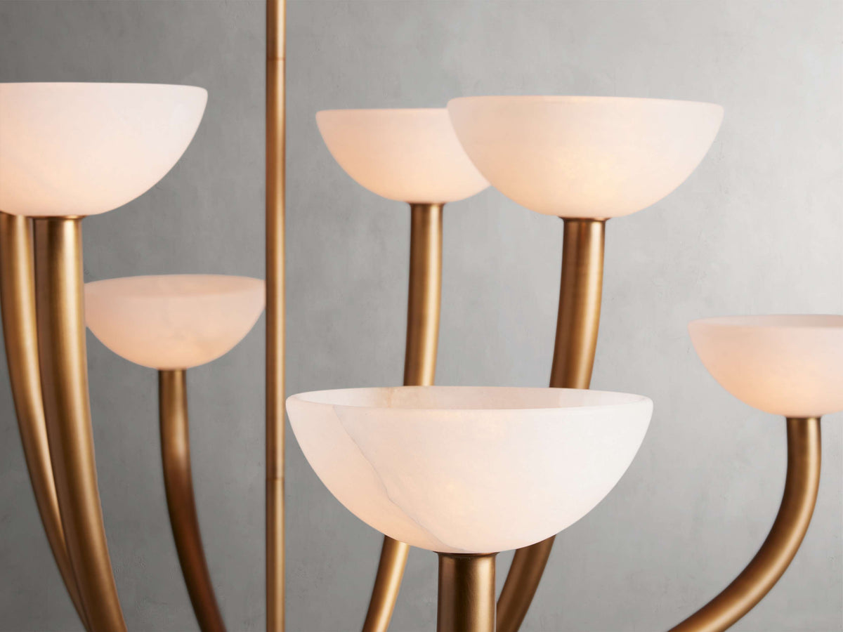 Saguaro Alabaster Patina Chandelier