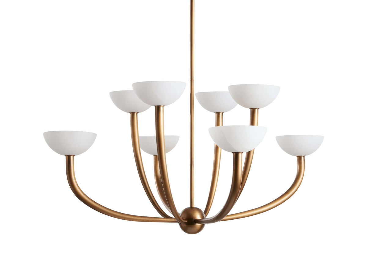 Saguaro Alabaster Patina Chandelier