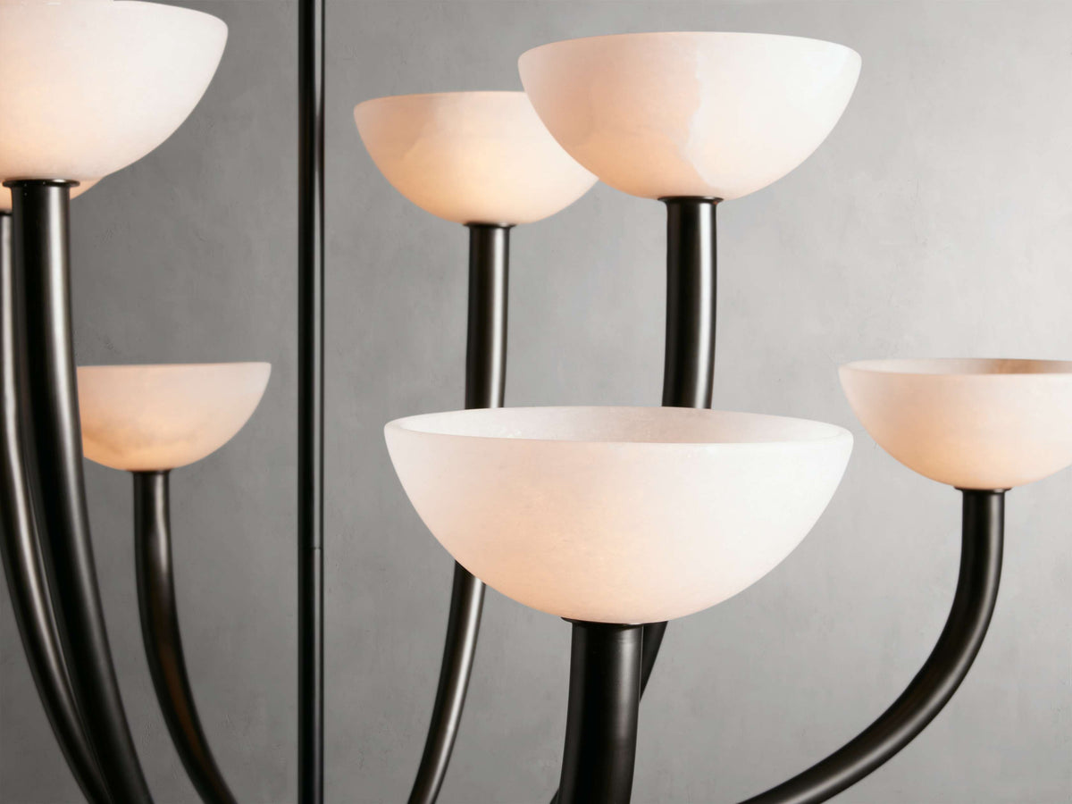Saguaro Alabaster Patina Chandelier