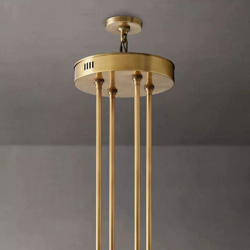Arcachon Gear Crystal Two-Tier Round Chandelier 60"