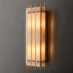 San Marco Vintage Alabaster Rectangular Wall Sconce