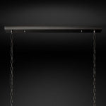 San Marco Vintage Glass Rectangle Chandelier 72"
