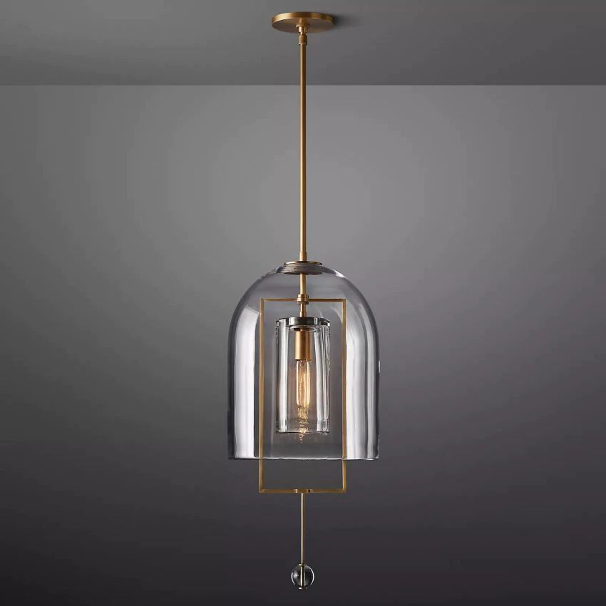Fulcrum Blown Glass Pendant Light