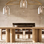 Fulcrum Blown Glass Linear Chandelier 61"