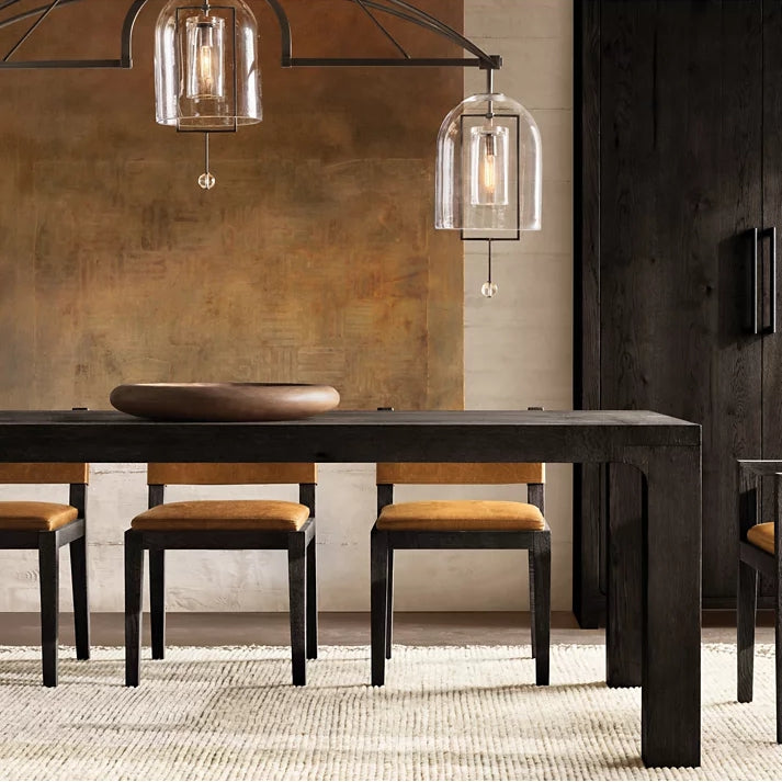 Fulcrum Blown Glass Linear Chandelier 61"