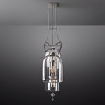 Fulcrum Blown Glass Linear Chandelier 61"