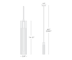 Vallon Channel Glass Pendant Light