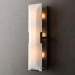 Harlow Faceted Calcite Linear Wall Sconce